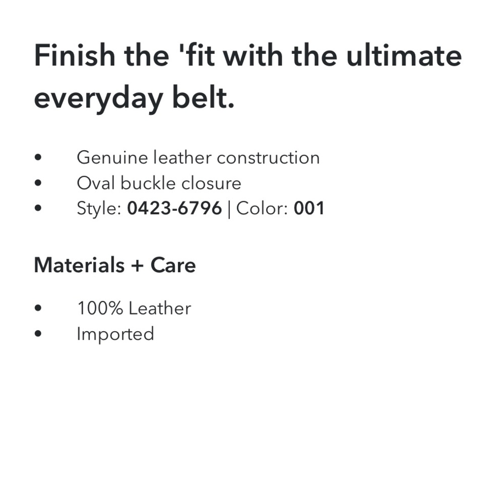 American Eagle 🦅 Oval buckle Leather Belt - Picture 4 of 6